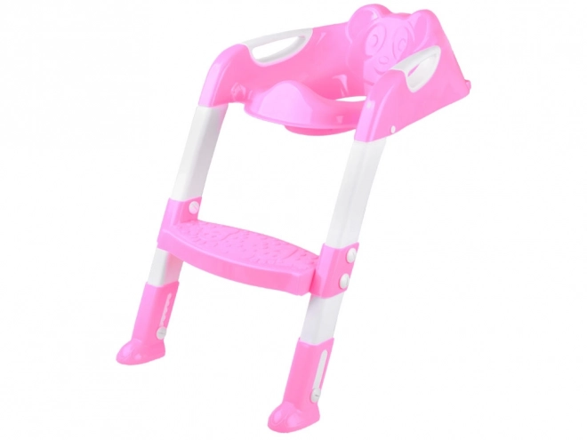 Roze toiletkrukje voor kinderen