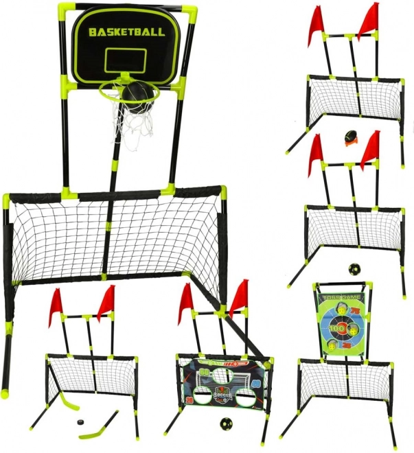 Multifunctionele sportset 6-in-1 voor kinderen