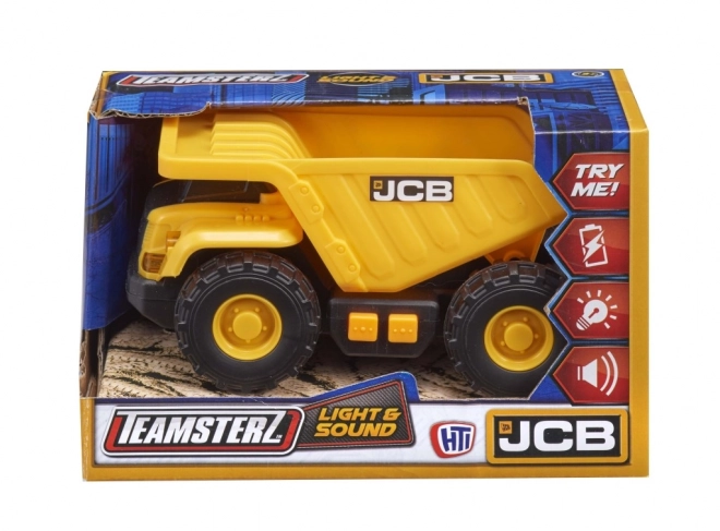 JCB vrachtwagen voor kinderen met lichten en geluiden