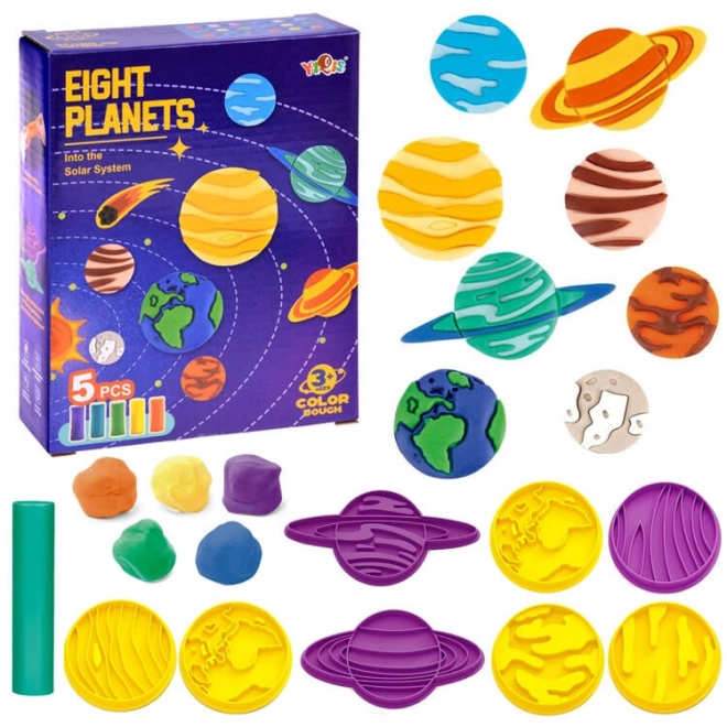 Educatieve klei set Planeten Zonnestelsel