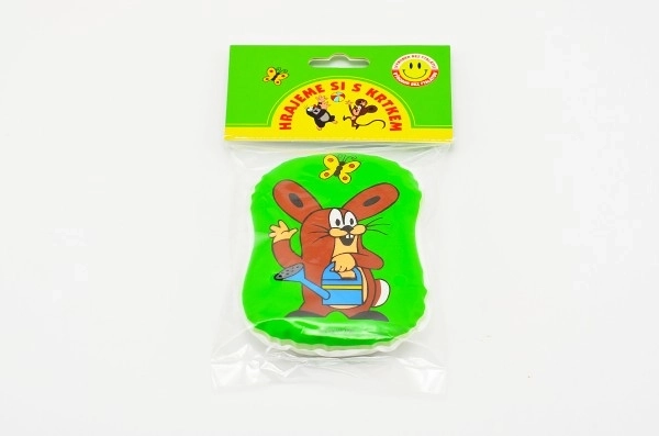 Fluitend kussentje met het Krtek-motief