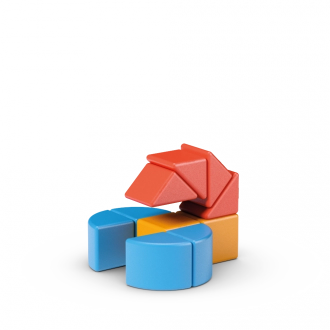 Geomag Magicube Blokken&Kaarten 16 stuks