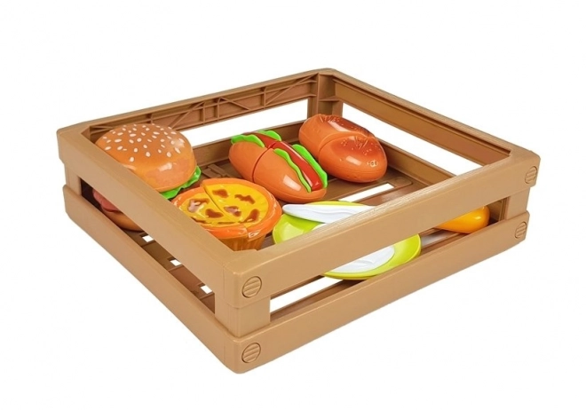 Set voor het Snijden van Burgers in een Doos