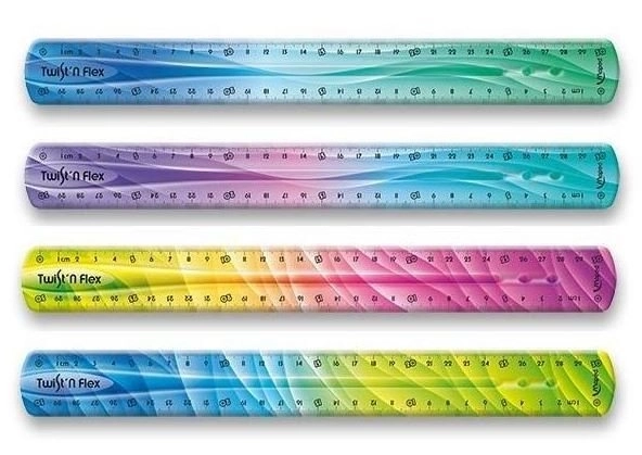 MAPED Lineaal Twist'n Flex regenboog 30 cm (mix)