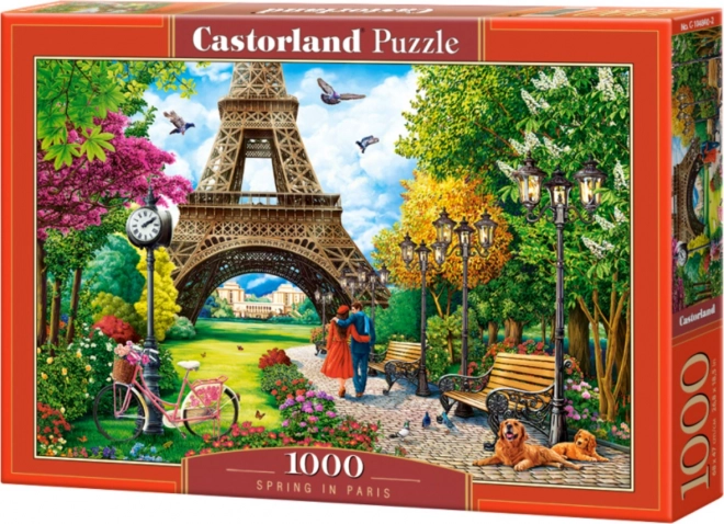 Legpuzzel 1000 stukjes Lente in Parijs