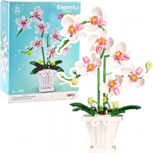Bouwset Elegante Orchidee 718 Stukken