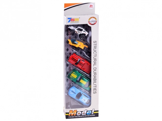 Set van 5 autootjes