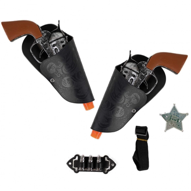 Cowboyset met twee pistolen