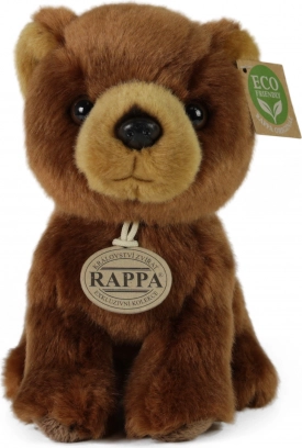 Pluchen bruine beer Rappa 18 cm ecovriendelijke vriend
