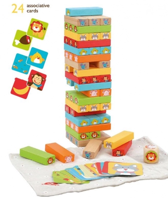 Lucy & Leo 'Raad, wie' - houten kinderspel Jenga