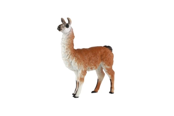 Lama alpaka gemaakt van plastic 12cm in zakje