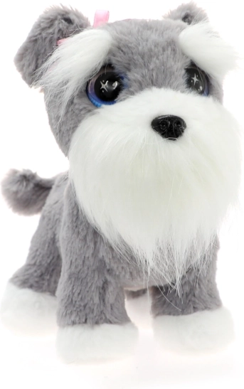 Pluchen schnauzer met rugzak Cutekins