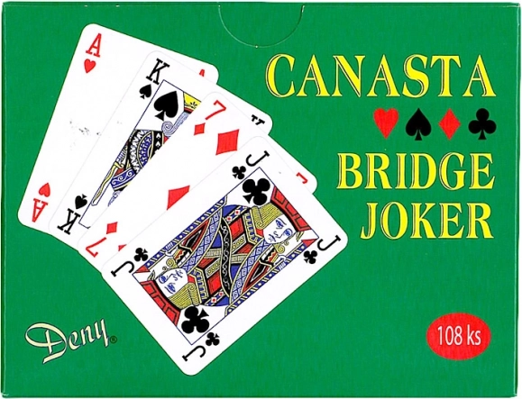Doosje Canasta-kaarten 108 stuks