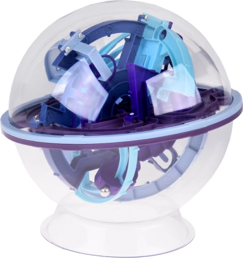 Transparante bal met meerlagig 3D-labyrint