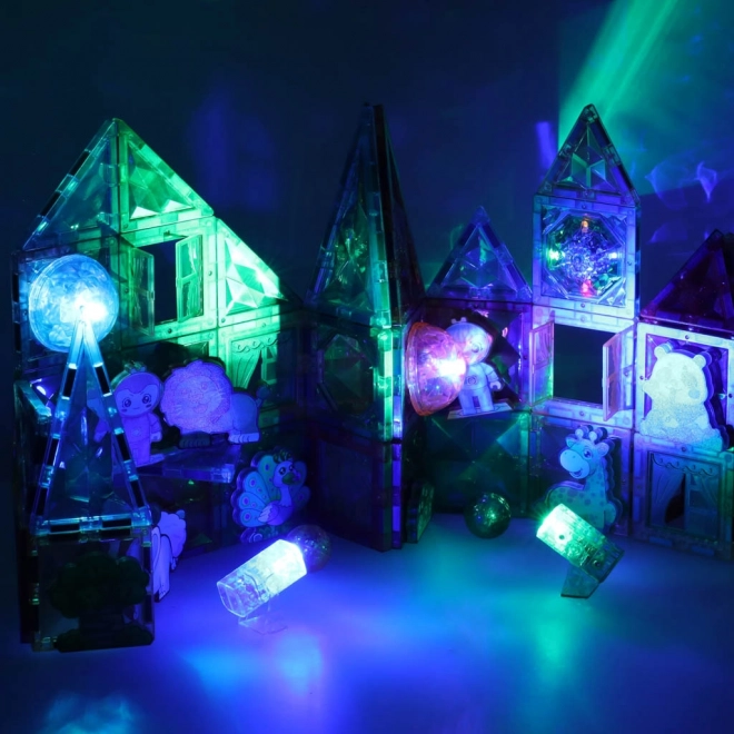 Lichtgevende magnetische blokken voor kinderen