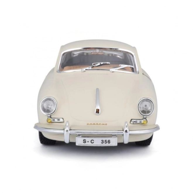 Bburago 1:24 Porsche 356B Coupé (1961) Ivoor