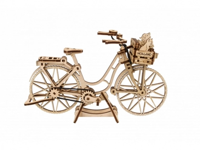 Ugears 3D houten mechanische puzzel Holland Fiets