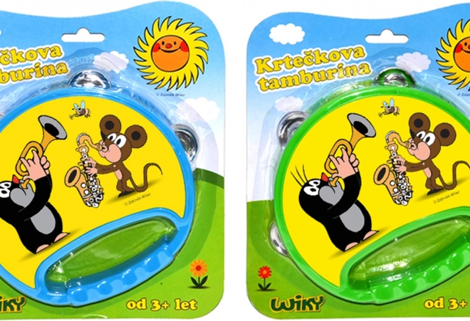 Kinder tamboerijn met Krtek 18 cm