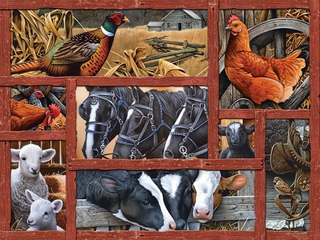 Legpuzzel COBBLE HILL vrienden op de boerderij XL, 275 stukjes