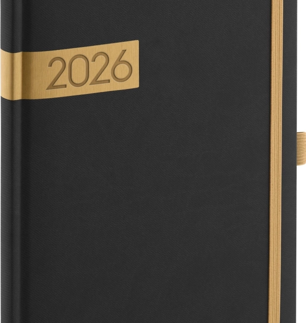 Notique Wekelijkse agenda zwart-goud 2026
