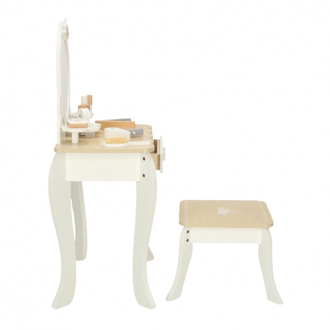 Houten kaptafel voor meisjes Bella met accessoires
