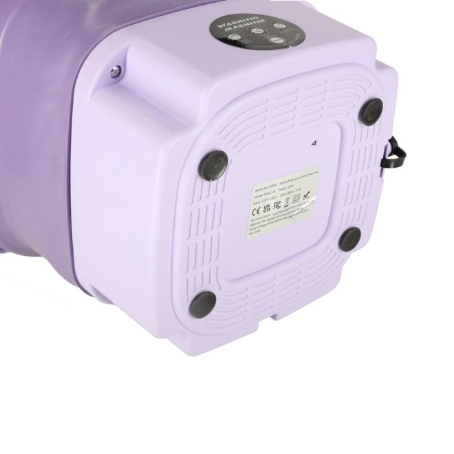 Opvouwbare reis mini wasmachine 8L paars