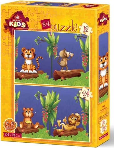 Puzzel Vrienden in de natuur