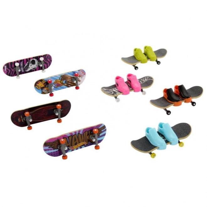 Hot Wheels Fingerboard en Schoenen 8 stuks