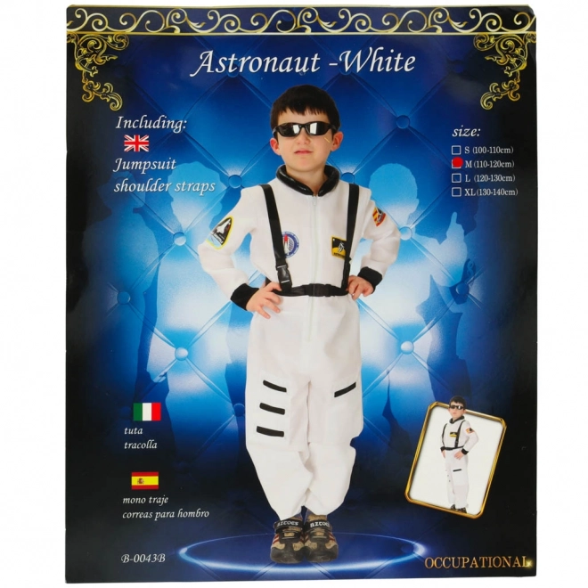 Carnavalskostuum astronaut maat M