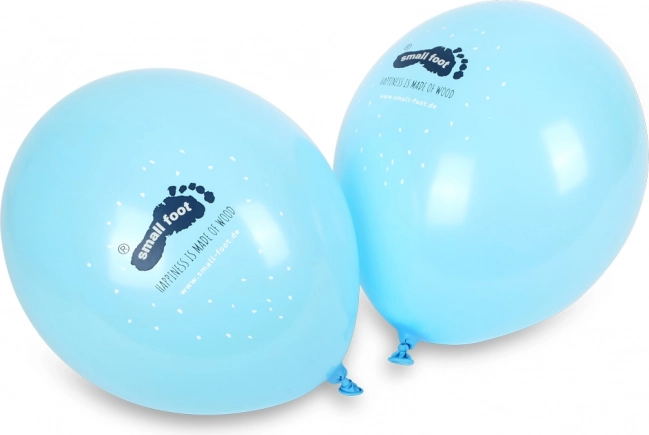 small foot reclameballonnen van natuurlijk latex 10 stuks