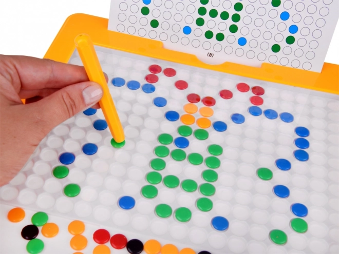 Onderwijs magnetisch bord met staafjes om te stapelen