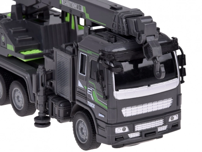 Bouwkraanwagen met LED-verlichting