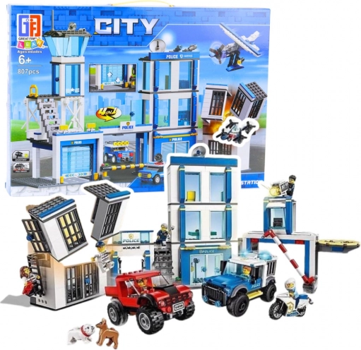 Constructieset Politiebureau 4-in-1