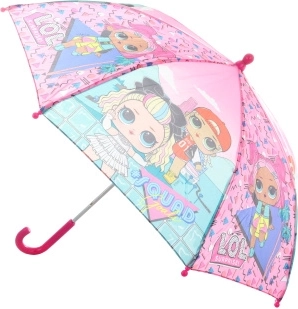 Automatische paraplu met L.O.L. poppenmotief