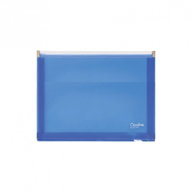 Envelop met rits A5 Opaline blauw