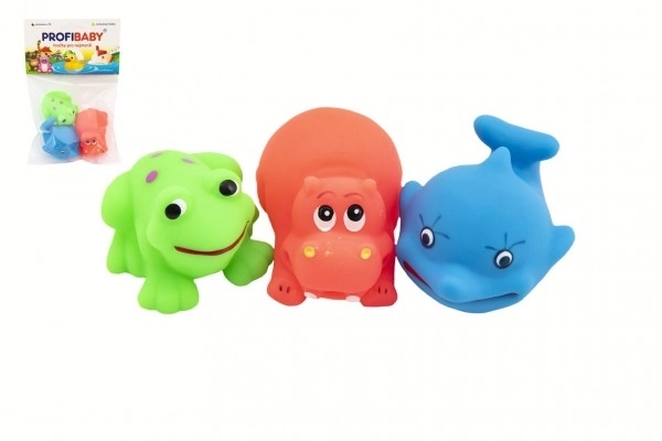Rubberen waterdiertjes 3 stuks
