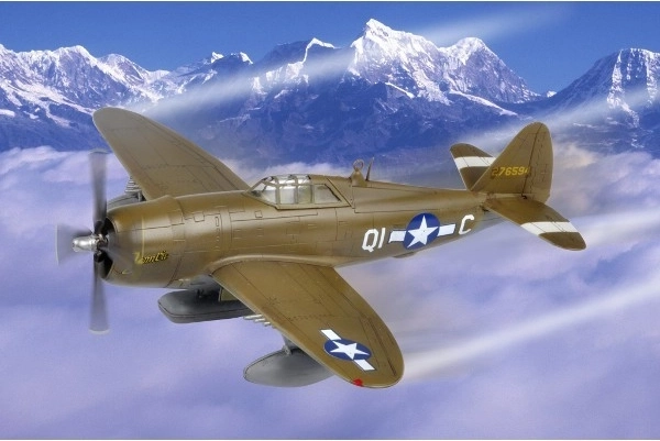 Kunststof model P-47D Thunderbolt Razorback 1:72