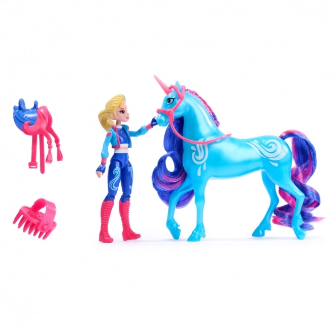 Unicorn academie figuren 11 cm Isabel en Rivier