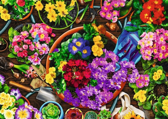 TREFL puzzel Tuinieren dubbele verpakking 500 stukjes