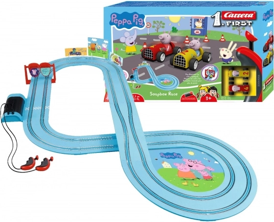 Carrera First Autobaanset Peppa Pig 2,9 m