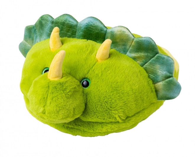 Knusse Noxxiez Warme pluchen pantoffel Dinosaurus