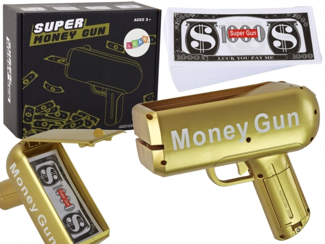 Geld Pistol Schieten Goud Geld Pistol Bankbiljetten Launcher