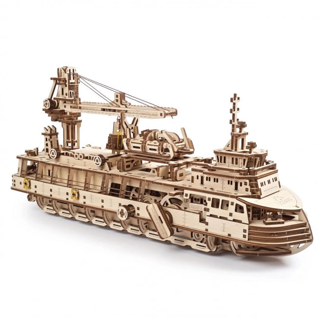 Ugears 3D puzzel - Onderzoeksschip 575 stuks