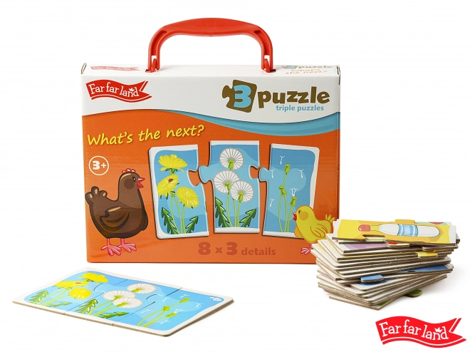 Far Far Land Puzzel trio 8 afbeeldingen