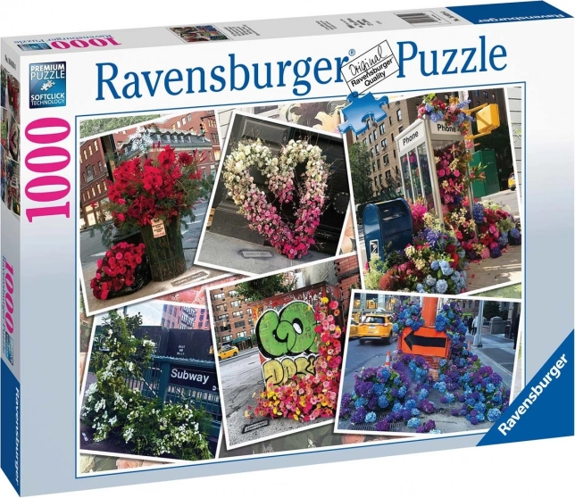 Puzzel 2D 1000 stukjes NYC Bloemenparadijs