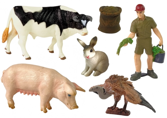 grote set boerderijdierfiguren