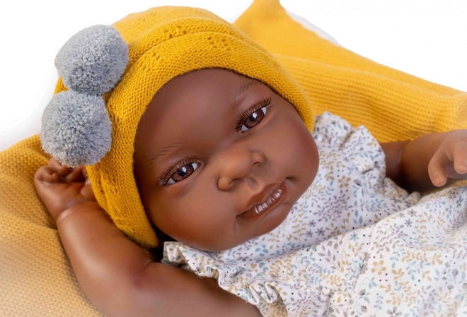 Antonio Juan 50287 MULATO - realistische pop baby met volledig vinyl lichaam - 42 cm