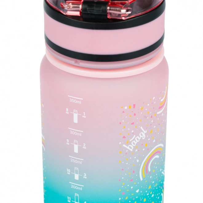 BAAGL Tritaanfles voor drinken Gradient Regenboog 350 ml