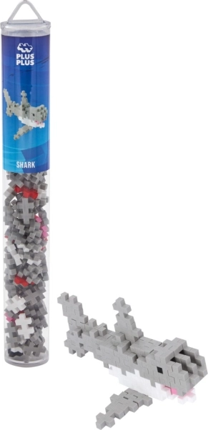 Creatieve bouwset Plus-Plus Haai - 100 stuks, buis