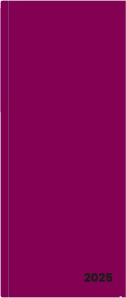 Elegante maandplanner 2025 Burgundy